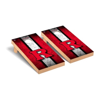 Rutgers Scarlet Knights Vintage Cornhole Board Set