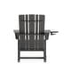 preview thumbnail 12 of 42, Commercial All-Weather Rocking Adirondack Chair with Swiveling Cupholder