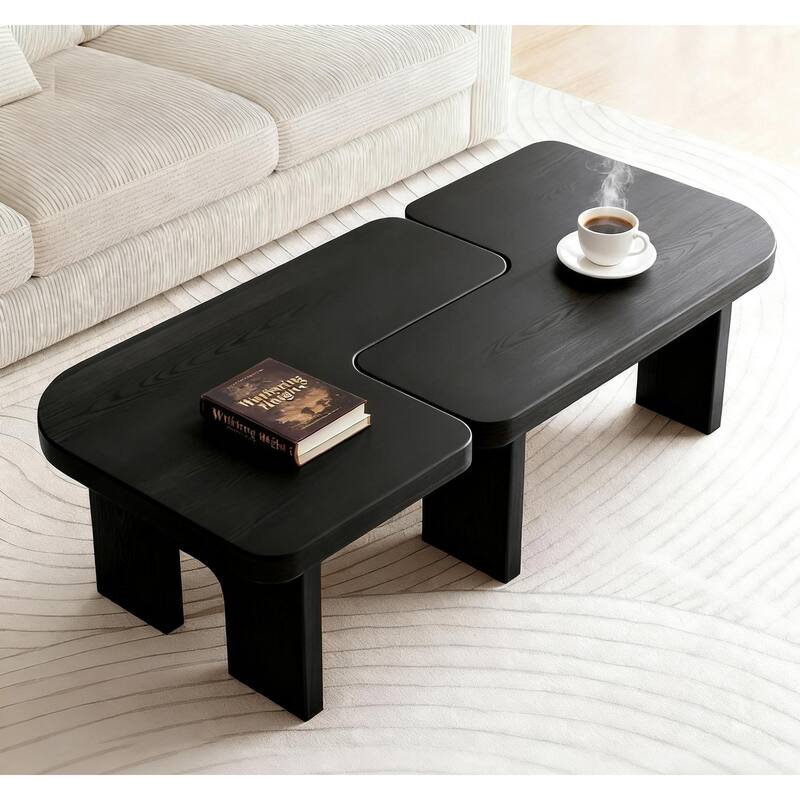 GDF Studio - Arlo Modern Wooden Nesting Coffee Table Set