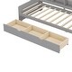preview thumbnail 25 of 34, Twin Size Daybed Bed Frame with Drawers or Trundle