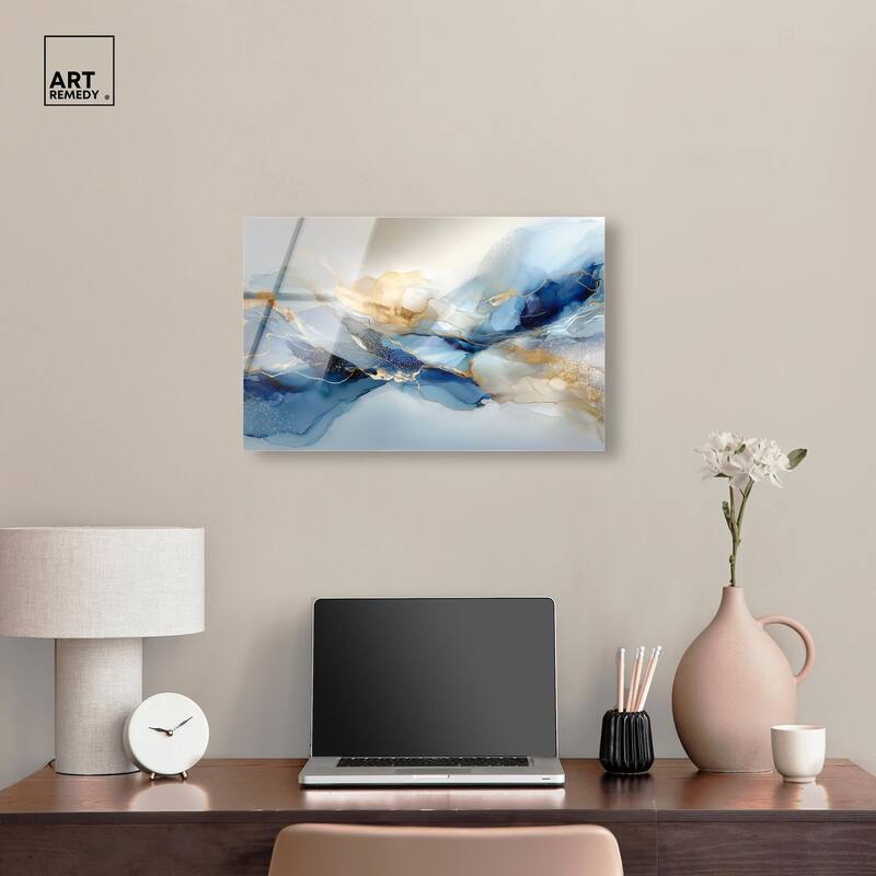 Postmodern Flow I Acrylic by Art Remedy, Ready to Hang