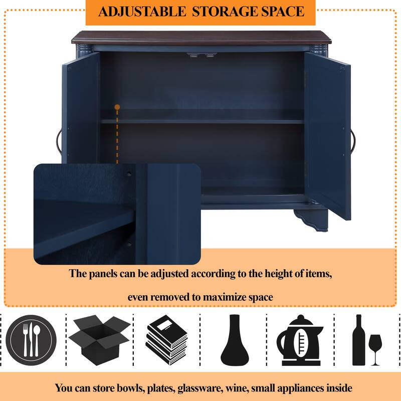 40"Console Table with Storage Shelf,Retro Entryway Table with Adjustable Storage Shelf,Sofa Couch Table for Hallway