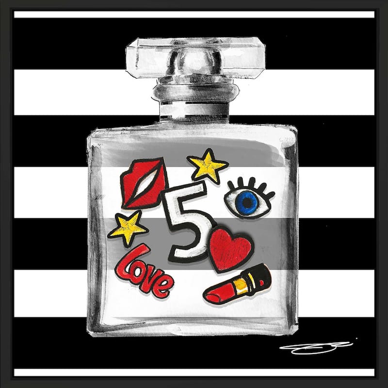 "Love And Perfume" by Jodi Print on Floating Canvas