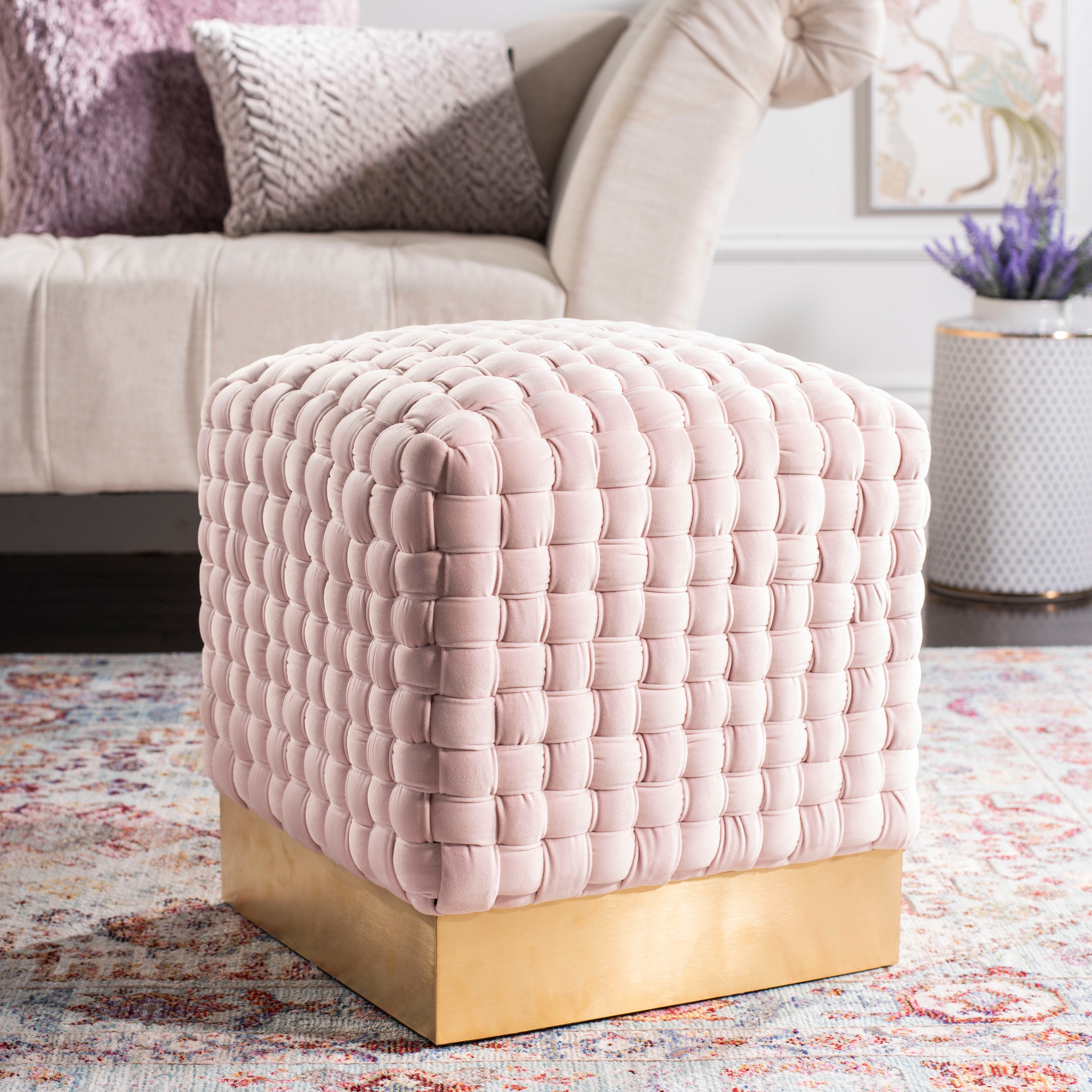 Thro home by shop marlo lorenz ottoman
