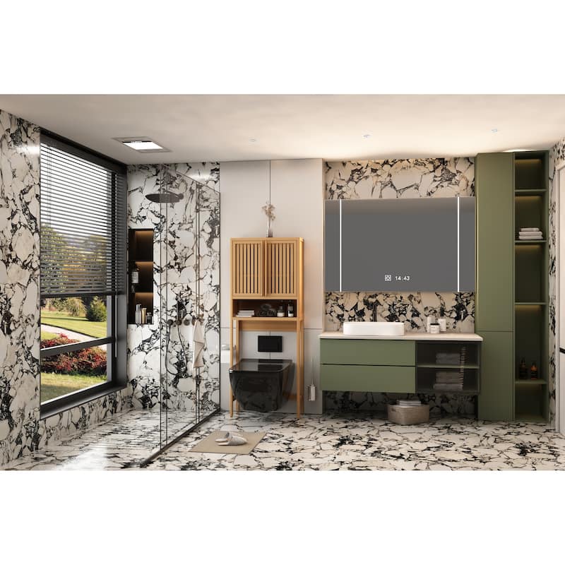 Toilet storage rack, independent bathroom, laundry room, space saving