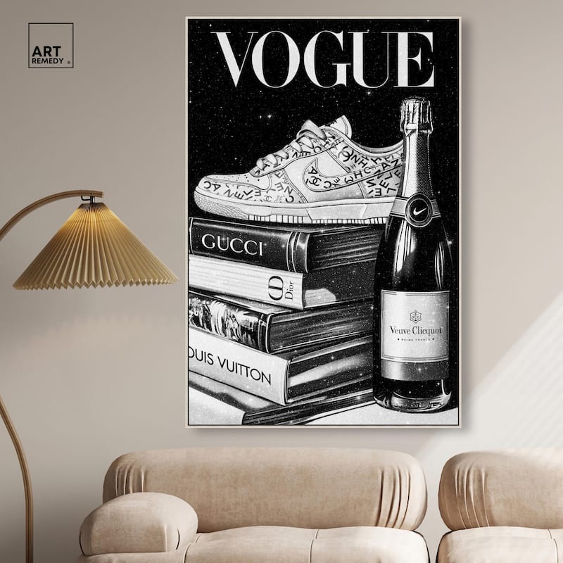 Sneaker Glitz and Glam Cover II Canvas by Art Remedy