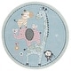 preview thumbnail 25 of 47, SAFAVIEH Carousel Kids Miharu Animal Rug 4' Round - Blue