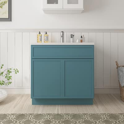 Vanity Art 30" Freestanding Single Base Storage Cabinet with Soft Close Doors