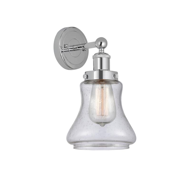 Innovations Lighting 616-1W-10-7 Bellmont Sconce Bellmont 10" Tall - Polished Chrome / Seedy