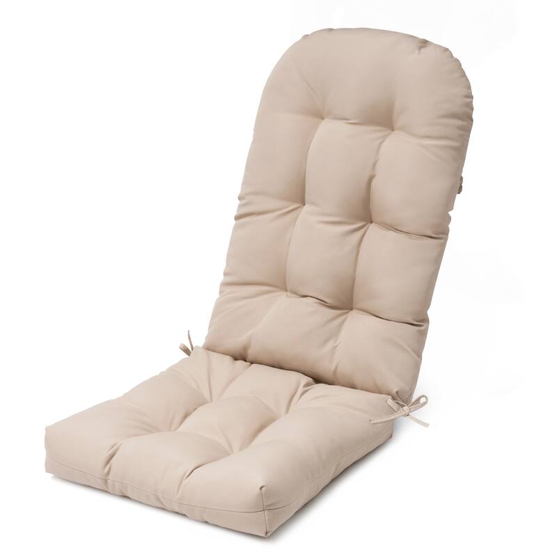 Outdoor Patio Adirondack Rocking Chair Cushions Thickened Chair Pad with Sunbrella - 1PC - Beige