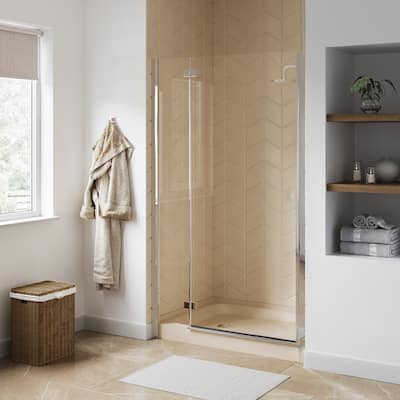 Voltaire 48 x 36 Single-Threshold, Left Drain, Shower Base, Biscuit