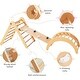 preview thumbnail 9 of 9, 4 in 1 Pikler Triangle Gym, Montessori Foldable Climber with Ramp