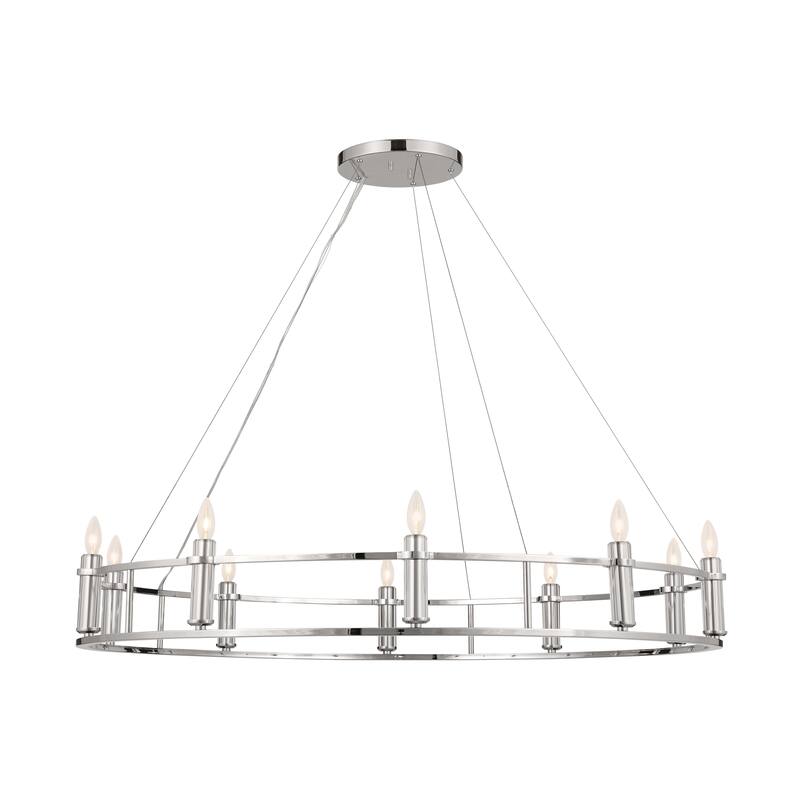 Kichler Lighting Rosalind 10-Light Polished Nickel Chandelier