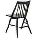 preview thumbnail 14 of 16, SAFAVIEH Dining 19 inch Wren Black Spindle Dining Chair (Set of 2)