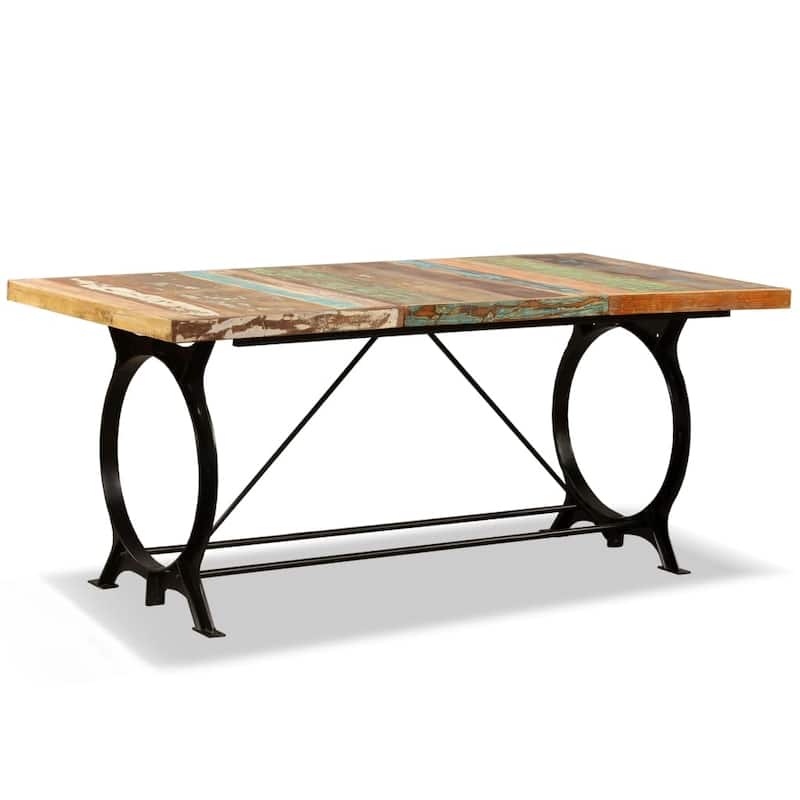 vidaXL Dining Table Kitchen Table Home Dining Room Table Solid Reclaimed Wood