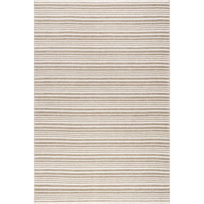 Nuloom Millicent SuperiorWash Striped Machine Washable Area Rug