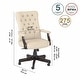 preview thumbnail 11 of 55, Key West High Back Tufted Office Chair with Arms by Bush Furniture