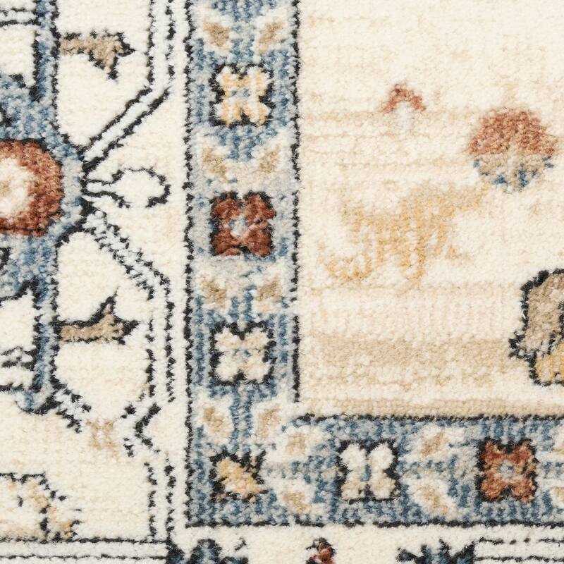 Nourison Pardis Indoor only Blue Persian Area Rug