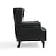 Upholstered Nailhead Trim Armchair Wingback Accent Chairs Set of 2