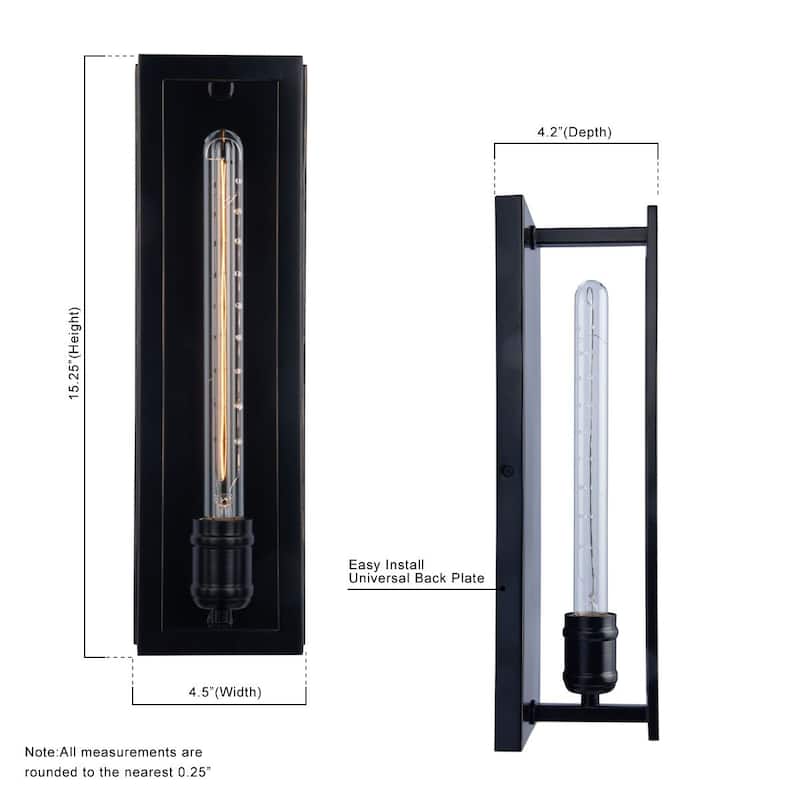 Brio Lighting Adelman 1 Light Wall Sconce