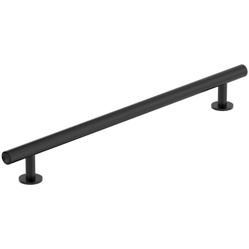 Amerock BP36870 Radius 8-13/16" Center to Center Bar Cabinet Pull - Matte Black