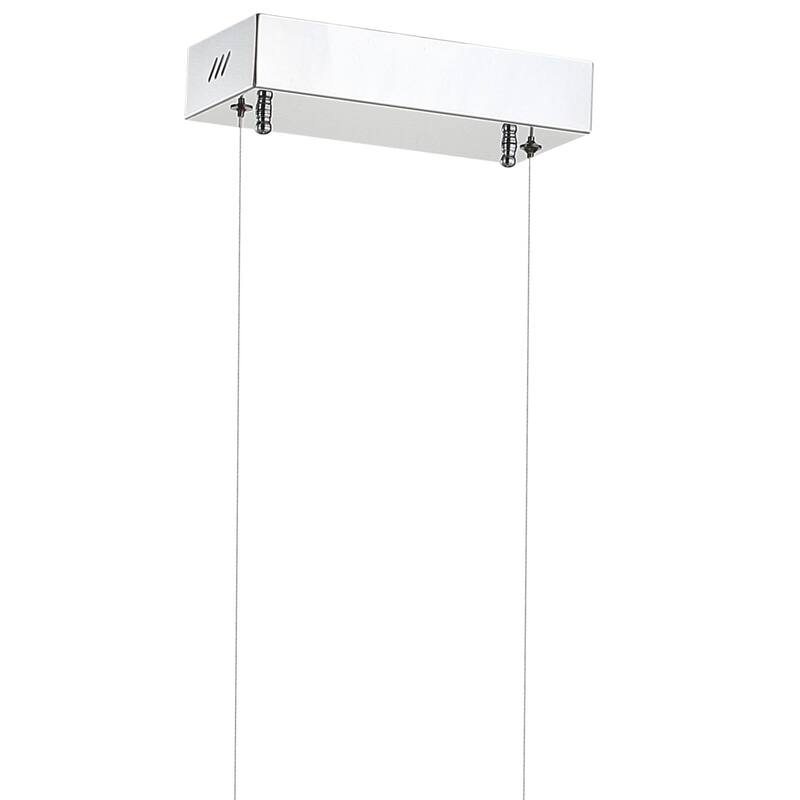 Makena 39" Dimmable Adjustable Integrated LED Metal Linear Pendant, by JONATHAN Y