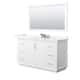 Option White, Nickel Trim, Giotto Quartz Top