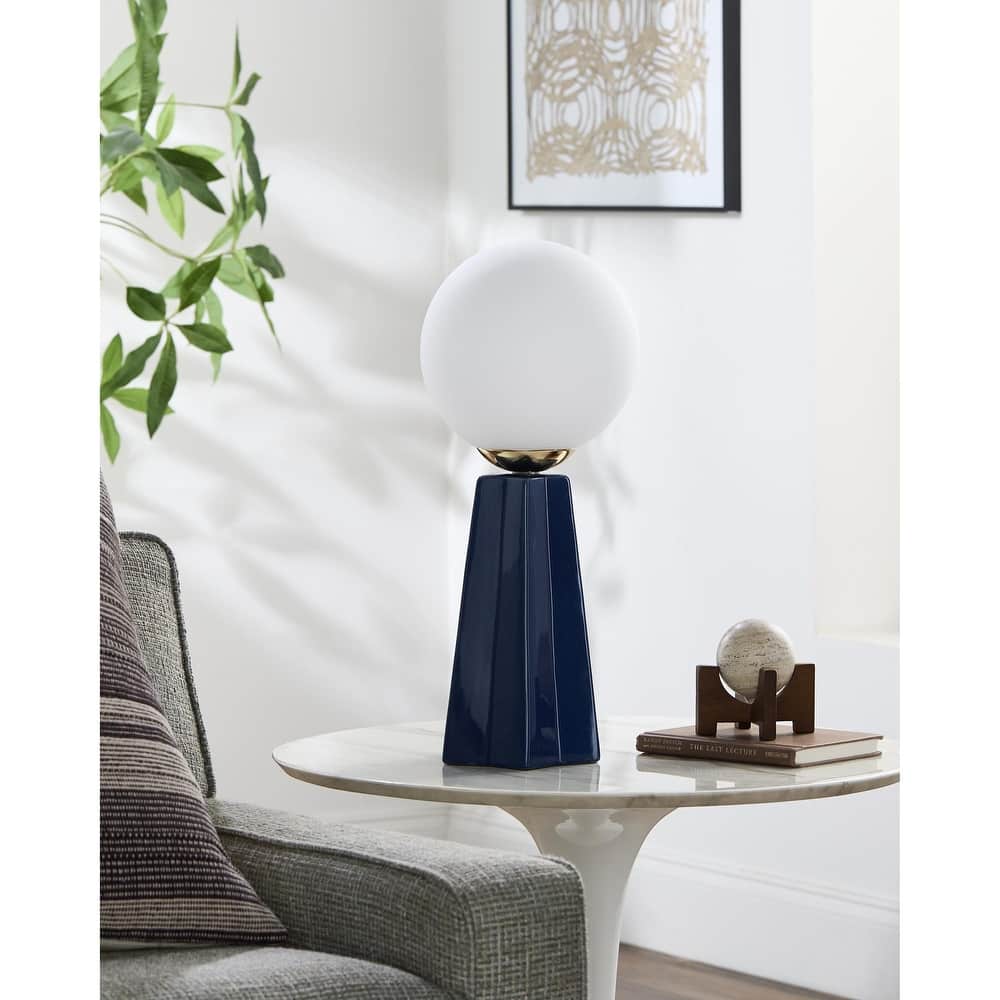 Livabliss Stellan Modern Accent Table Lamp - 18"H x 8"W x 10"D