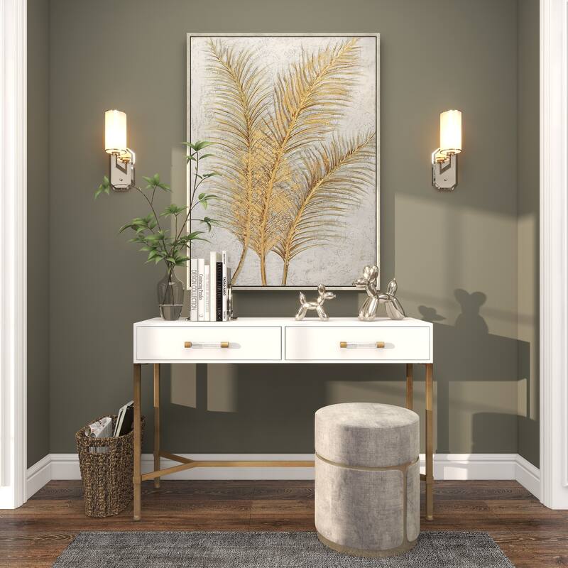 Gold Porcelain Ceramic Balloon Dog Sculpture (Set of 2) - Gold, Silver, White, Black, Multi Colored