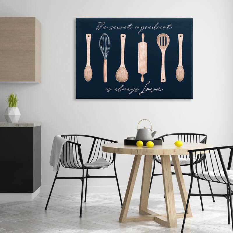 Stupell Secret Ingredient Always Love Canvas Wall Art Design By Lux + Me Designs