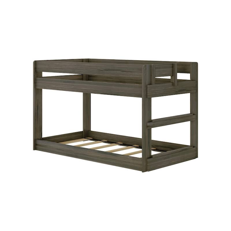 Max and Lily Farmhouse Twin over Twin Low Bunk Bed