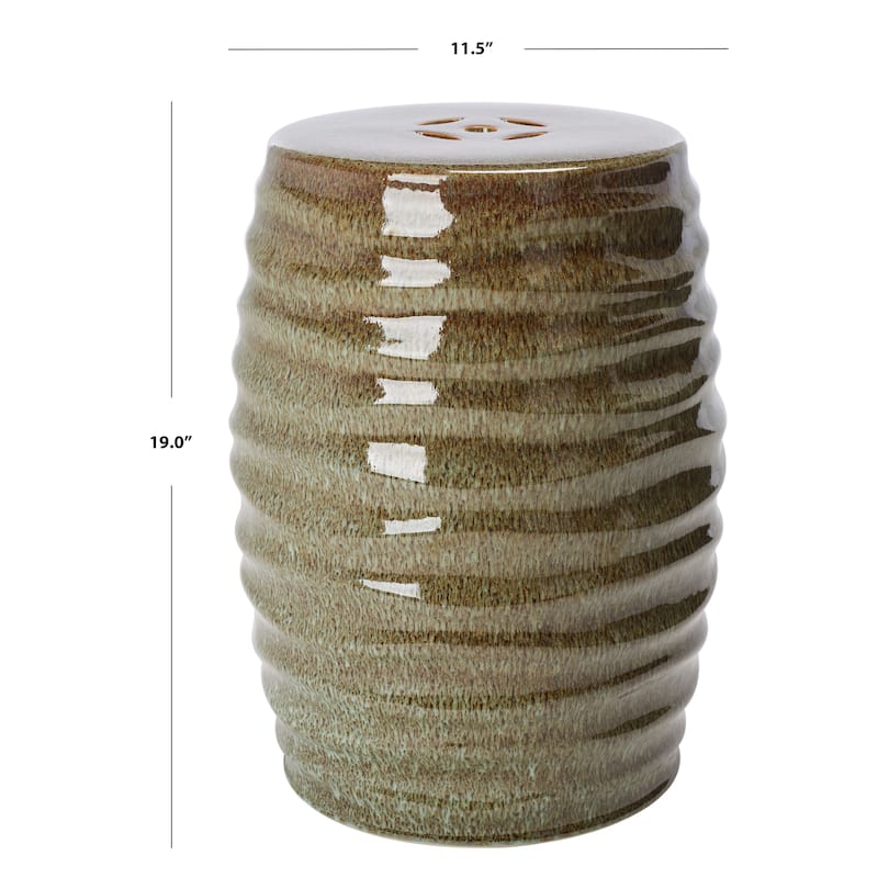 SAFAVIEH Tabitha Indoor / Outdoor Ceramic Decorative Garden Stool