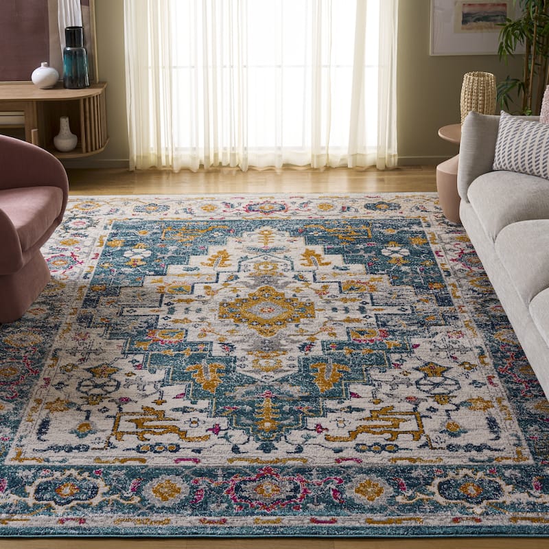 SAFAVIEH Madison Telke Vintage Boho Oriental Rug