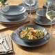 preview thumbnail 32 of 59, Gibson Home Stonebury 16 Piece Plates and Bowls - Handpainted Stoneware Dinnerware Set - Service for 4
