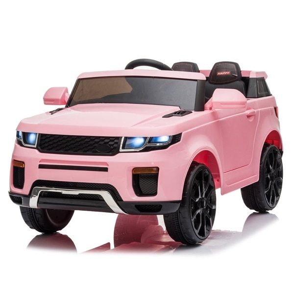 pink 2 seater ride on car