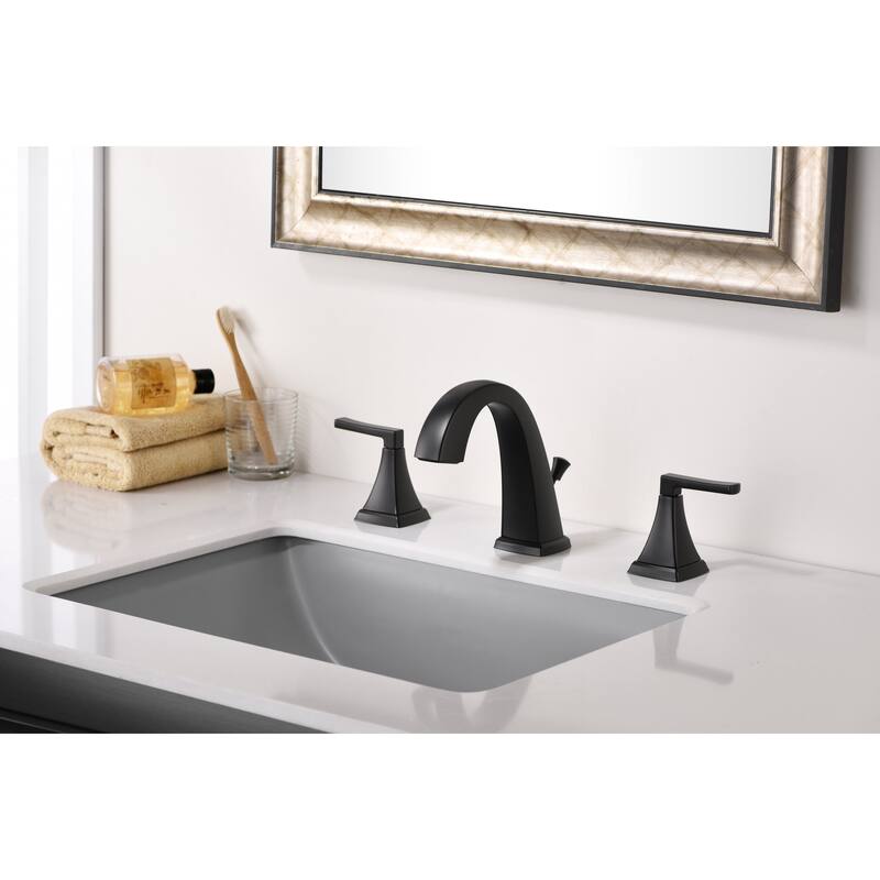 Ultra Faucets Lotto Collection 3-Hole Two-Handle Widespread Lavatory Faucet with Pop-Up Assembly