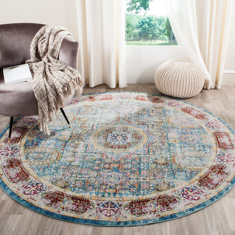 SAFAVIEH Valencia Trynke Distressed Vintage Boho Oriental Polyester Rug