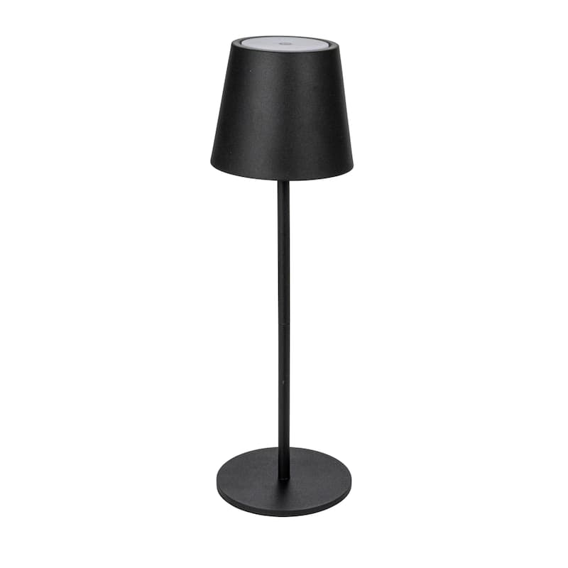 Metal LED Rechargeable Table Lamp - 4.3"L x 4.3"W x 14.5"H