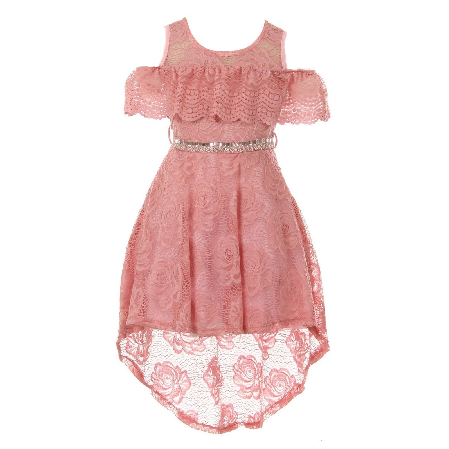 rose dress for kids