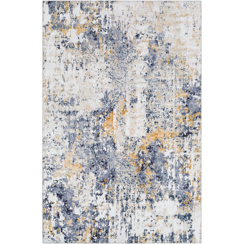 Haile Industrial Abstract Area Rug
