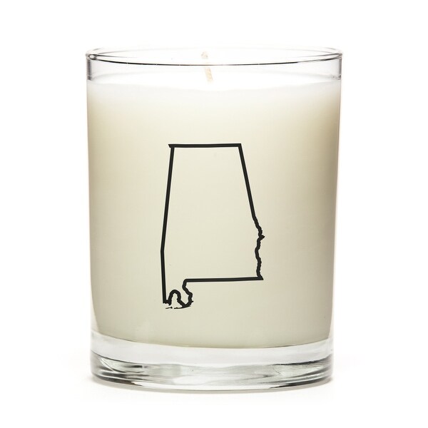 Custom Gift - Map Outline of Alabama U.S State, Lemon