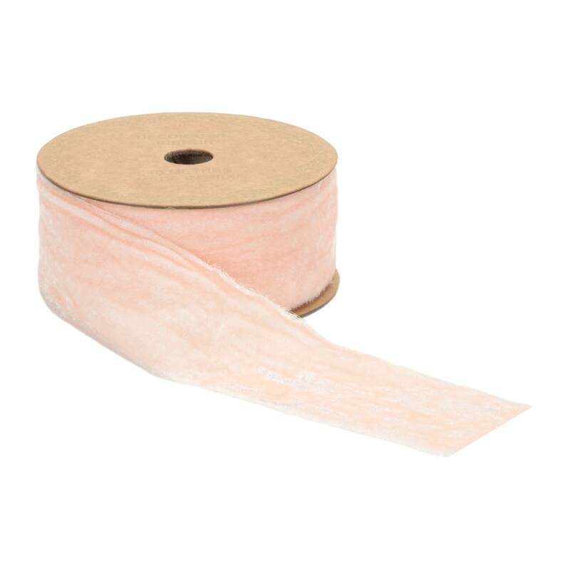Raw Edge Velvet Ribbon 2" x 10 Yds. - N/A