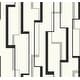 preview thumbnail 2 of 3, Seabrook Designs Cosmic Lined Geometric Unpasted Wallpaper 27 in. W x 27 ft. L - Cream & Metallic Ash