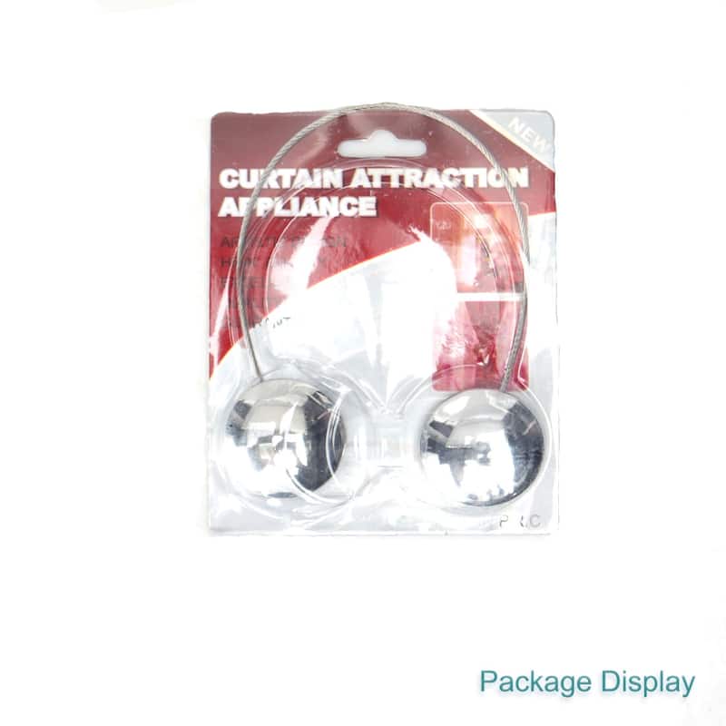 2pcs Magnetic Curtain Tiebacks 12.6" Holdback Curtain Holders