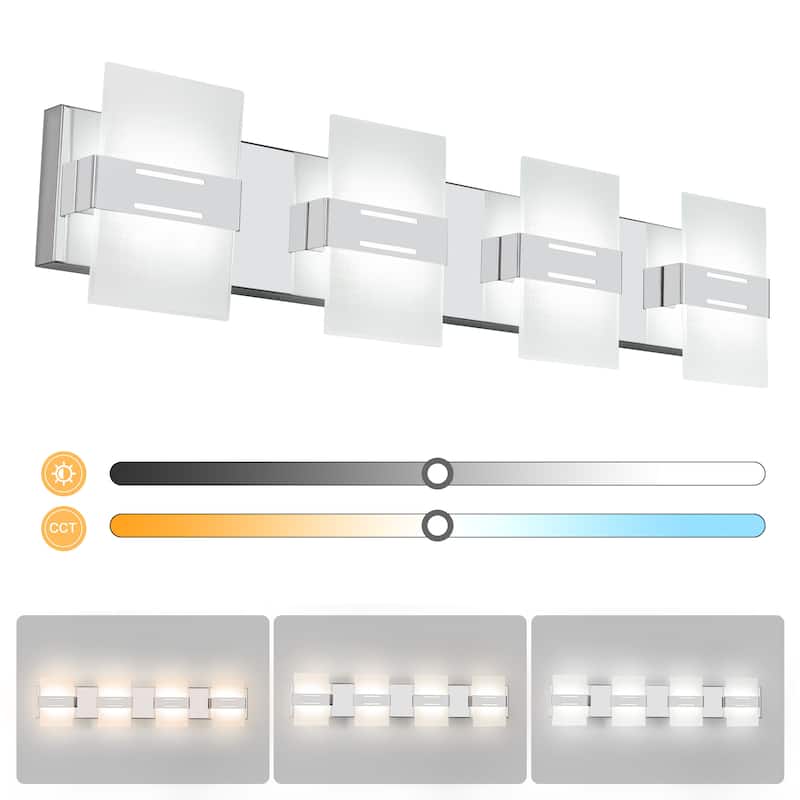 LED Vanity Light Bathroom Light Fixtures Dimmable Bathroom Vanity Lighting Fixtures