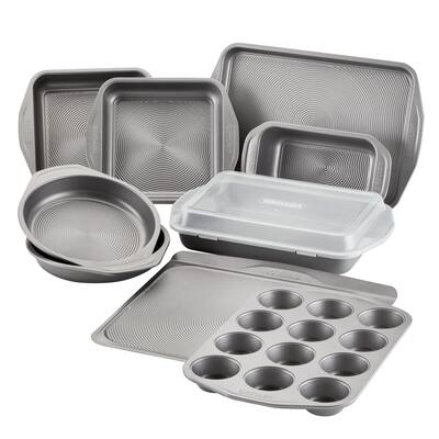 Nonstick Bakeware Set with Nonstick Bread Pan, Cookie Sheet, Baking Pan, Baking Sheet