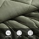 preview thumbnail 9 of 8, Eddie Bauer Big Lake Plaid Microsuede Reversible Comforter (Green, 3 Piece Set)