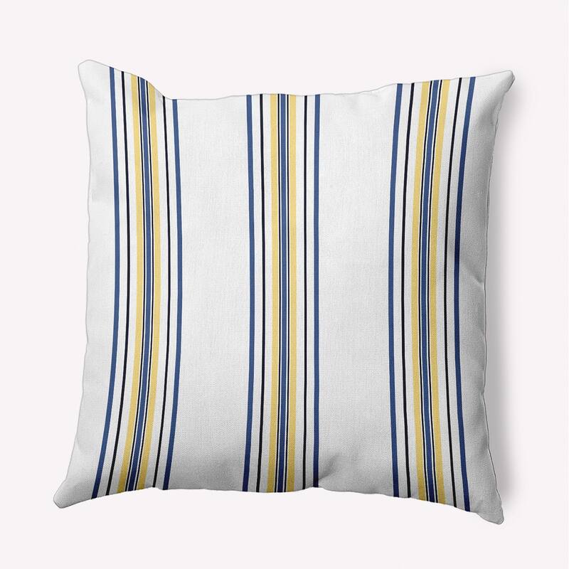 Smart Stripes Indoor/Outdoor Throw Pillow - Nautical Navy - 20" x 20"