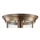 preview thumbnail 8 of 24, Orbe 10.25" Metal/Glass LED Flush Mount, by JONATHAN Y