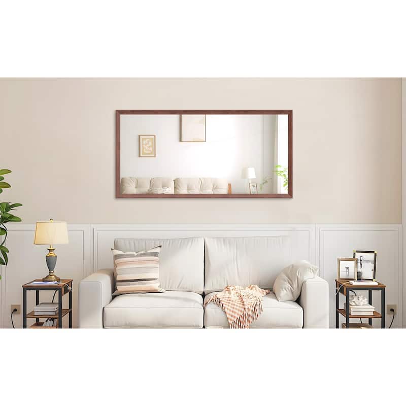 Oversized Modern Rectangle Bathroom Mirror